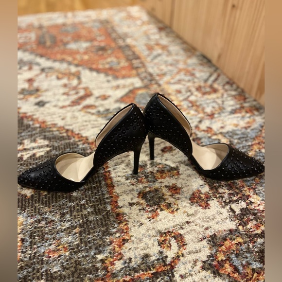 Black French Connection UK Pumps with Texture Detail - Picture 2 of 5